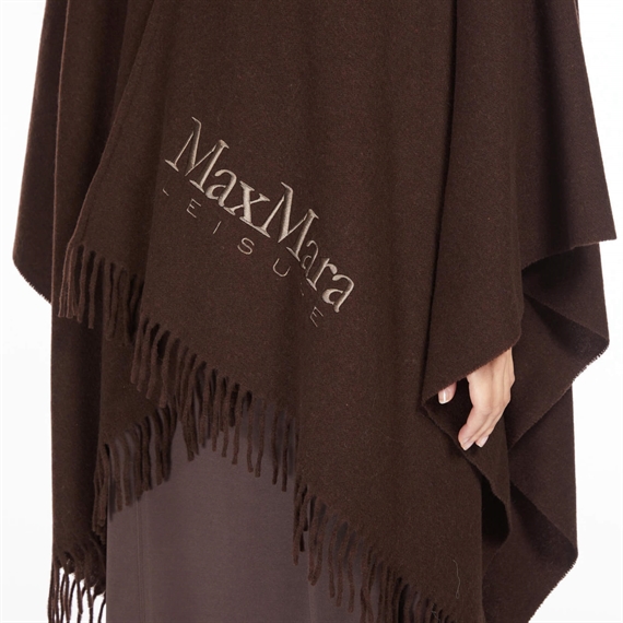 Max Mara Leisure Martora Poncho, Brown 